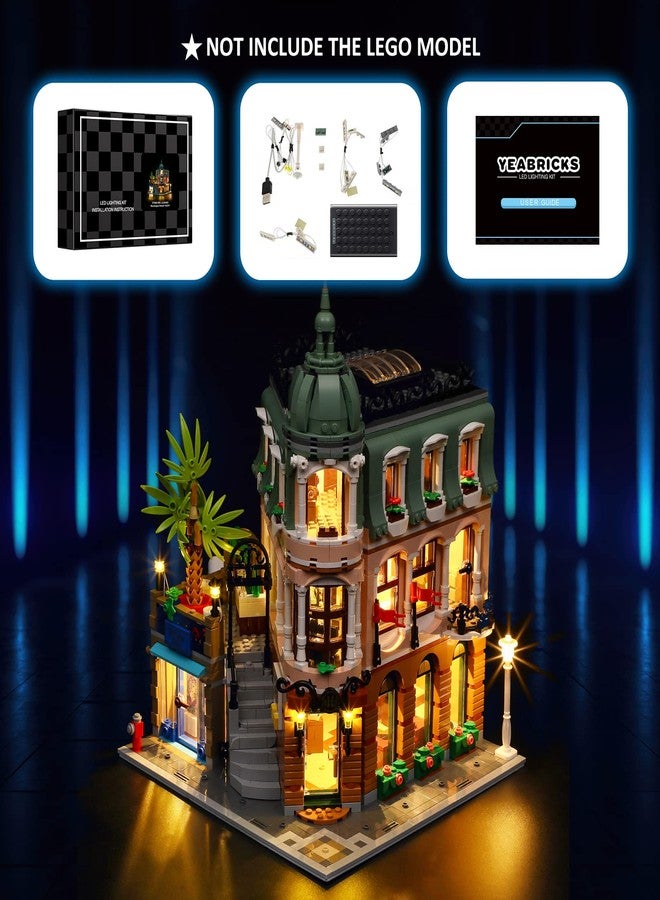 YEABRICKS LED Light for Lego-10297 Creator Expert Boutique Hotel Building Blocks Model (Lego Set NOT Included) - Image 5
